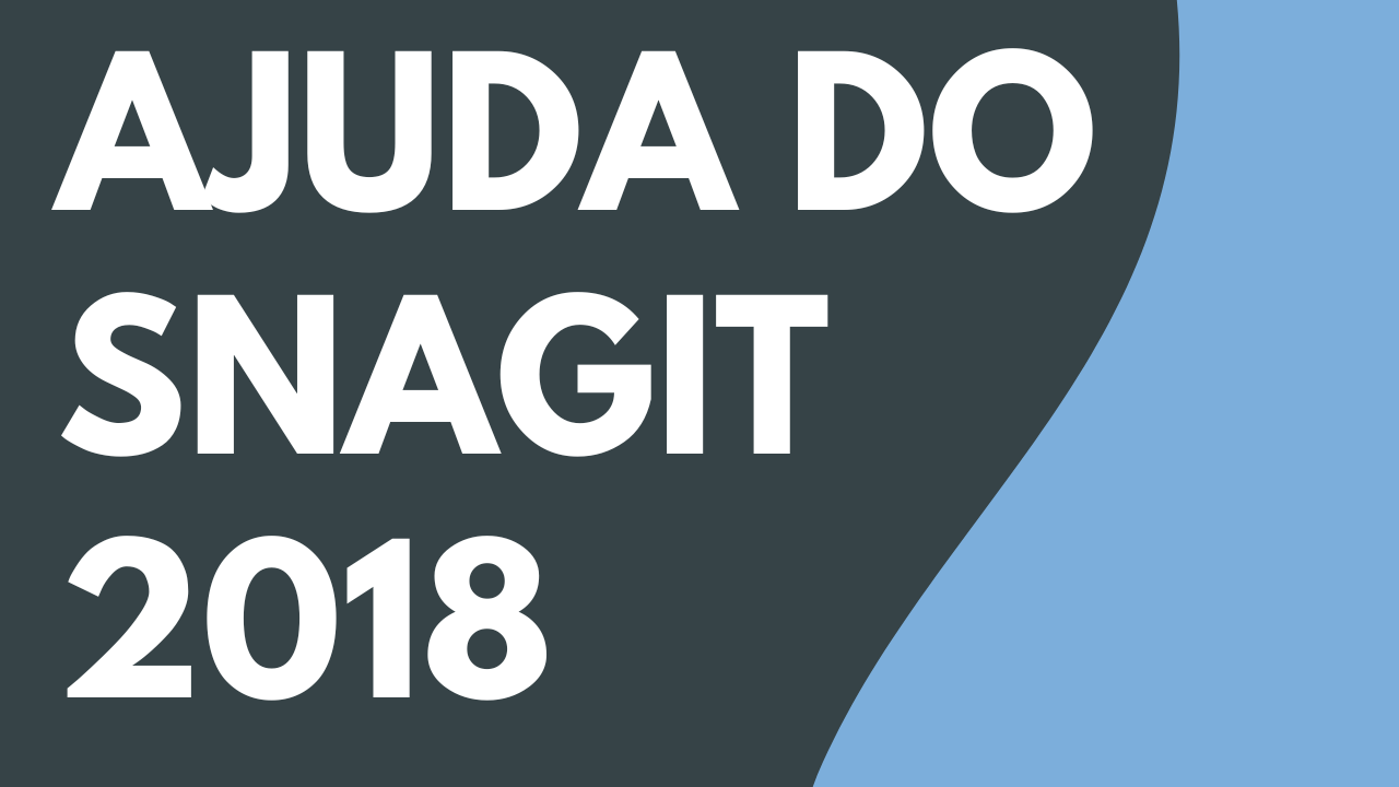 PDF da Ajuda do Snagit 2018